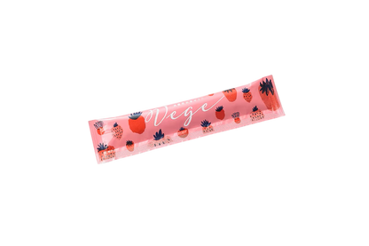 A single pink stick pouch of High-Concentration Hydrogen Jelly Vege, illustrated with strawberries.